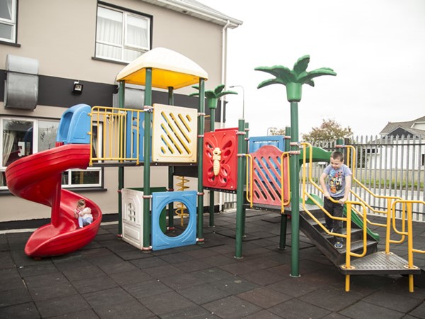 An image labelled Children play ground
