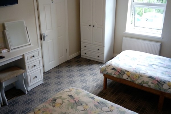 An image labelled Double and Single Room