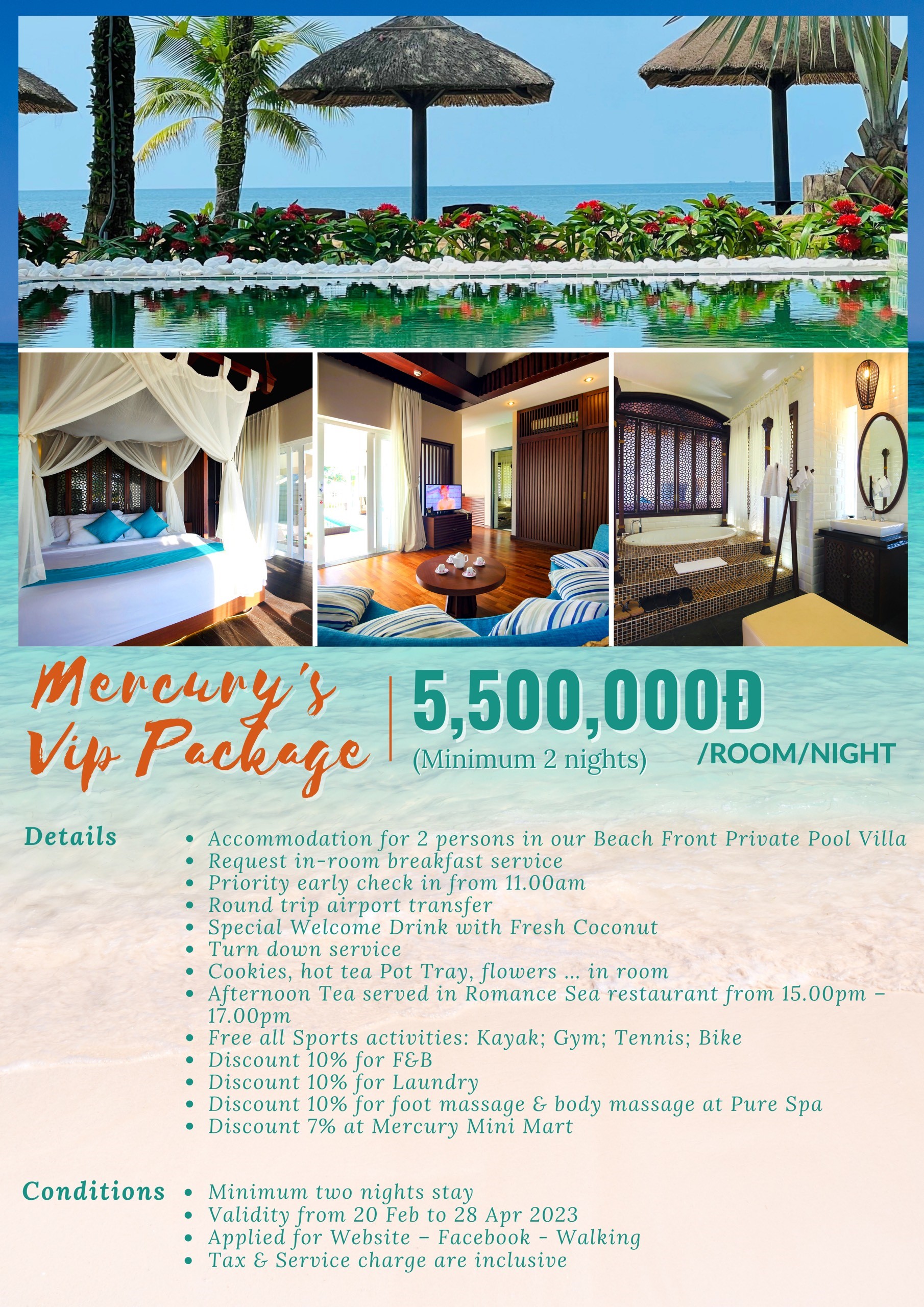 Mercurys Vip Package Mercury Phu Quoc Resort And Villas