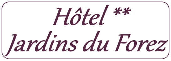 An image labelled Les Jardins du Forez Logo