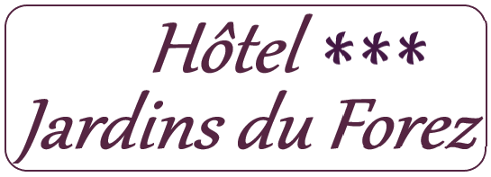 An image labelled Les Jardins du Forez Logo