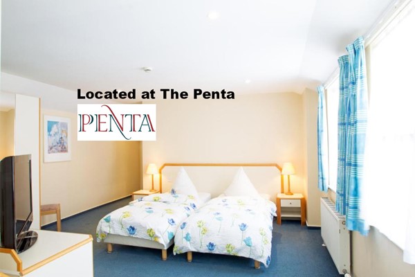 An image labelled Penta Twin Room