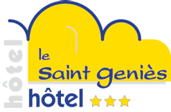 An image labelled Hôtel Saint Geniès Logo