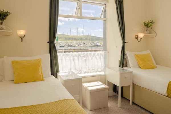 An image labelled Twin Seaview Room