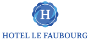 An image labelled Hôtel Le Faubourg Logo
