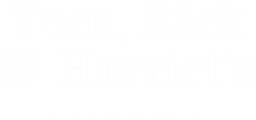 An image labelled Tom, Dick & Harriet’s Logo
