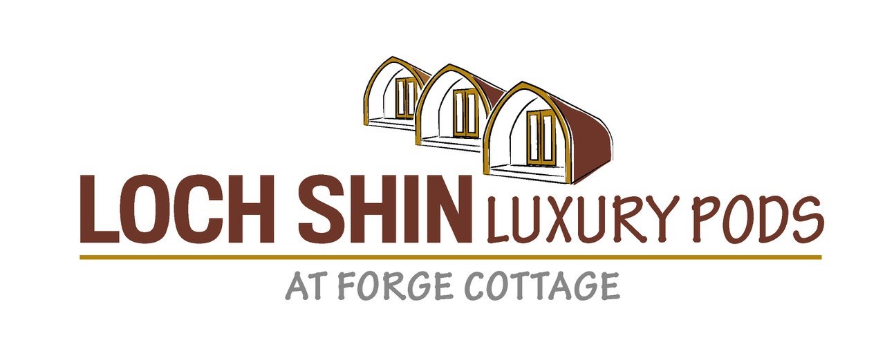 An image labelled Loch Shin Luxury Pods Logo