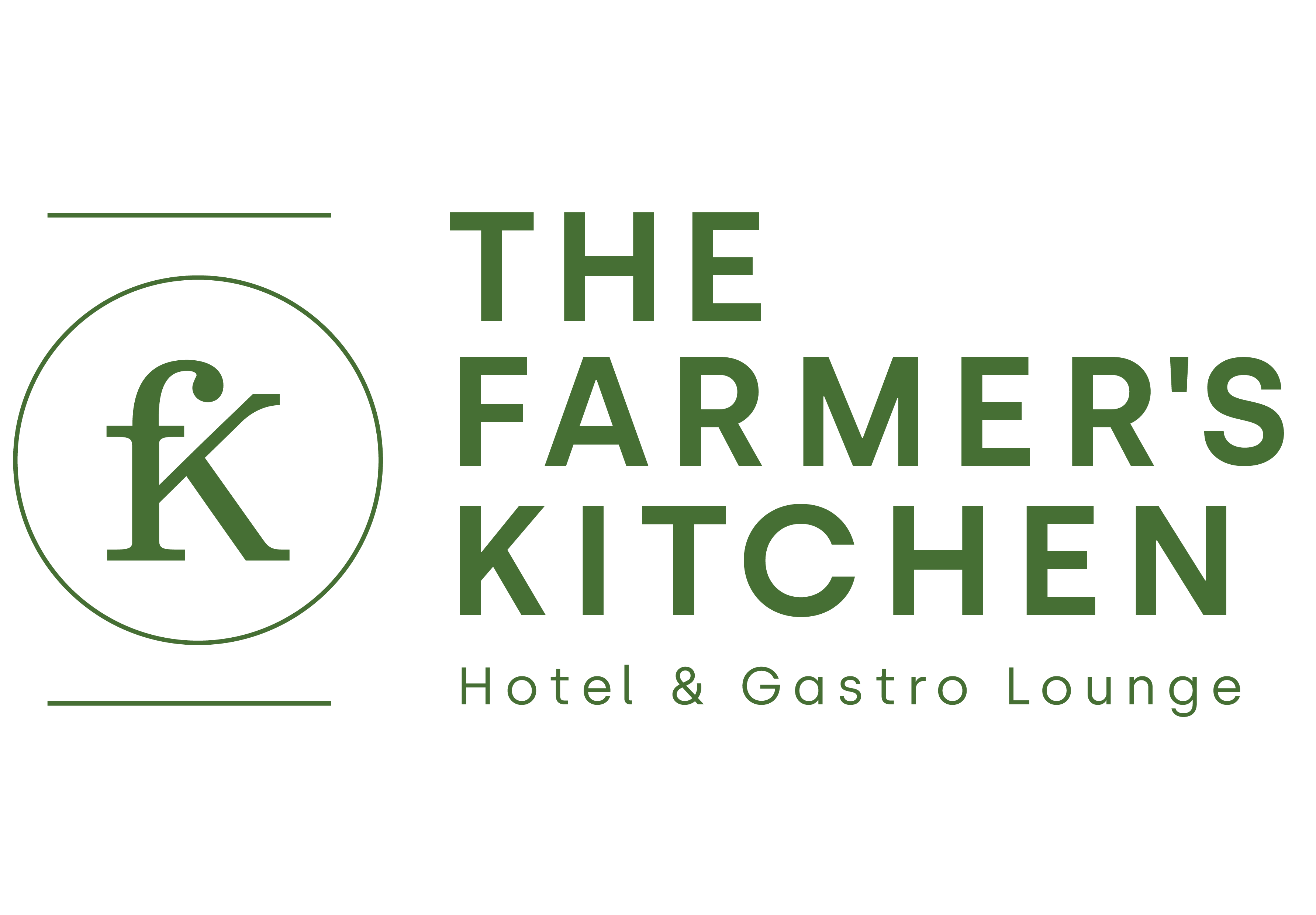Hình ảnh có nhãn The Farmers Kitchen Hotel Logo