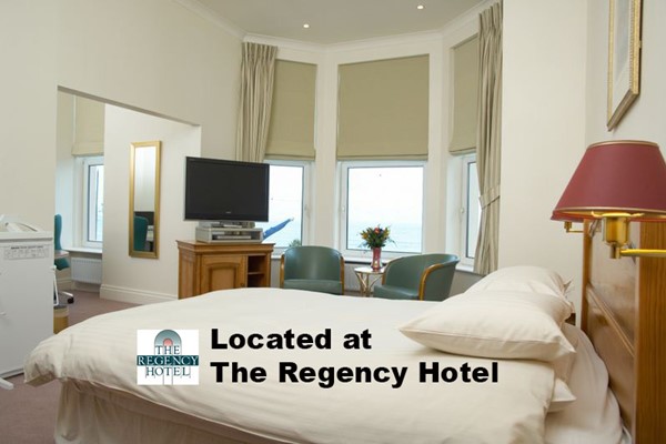 An image labelled Luxury Seaview Double Room