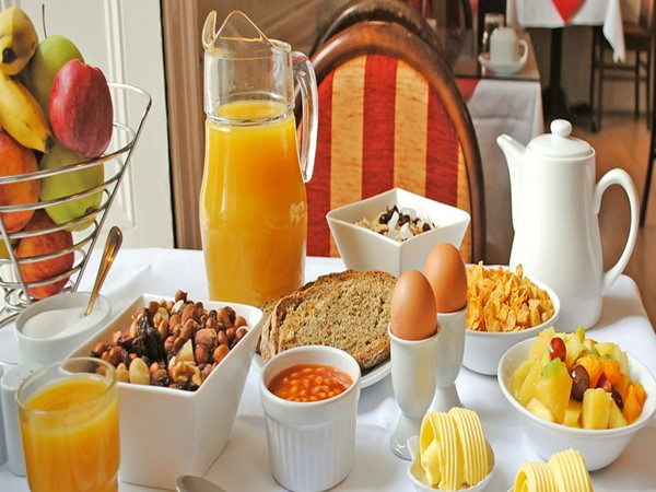 An image labelled Breakfast