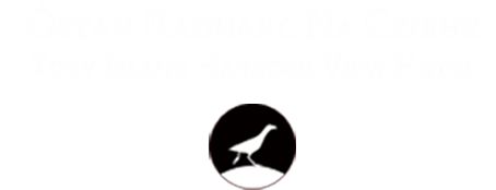 An image labelled Tory Island Harbour View Hotel Logo