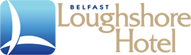 An image labelled Loughshore Hotel Belfast Logo