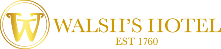 An image labelled Walshs Hotel Maghera Logo