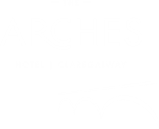An image labelled The Arches Hotel Claregalway Logo