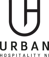 Hình ảnh có nhãn Urban Hospitality NI Logo