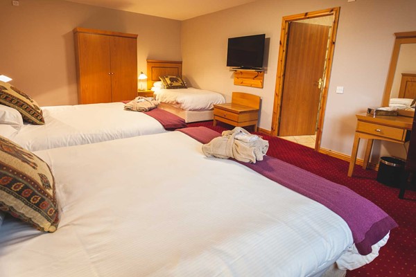 An image labelled Deluxe Double & Single Room