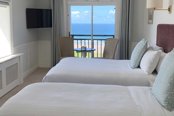 An image labelled Chambre Sea View & Balcony Family