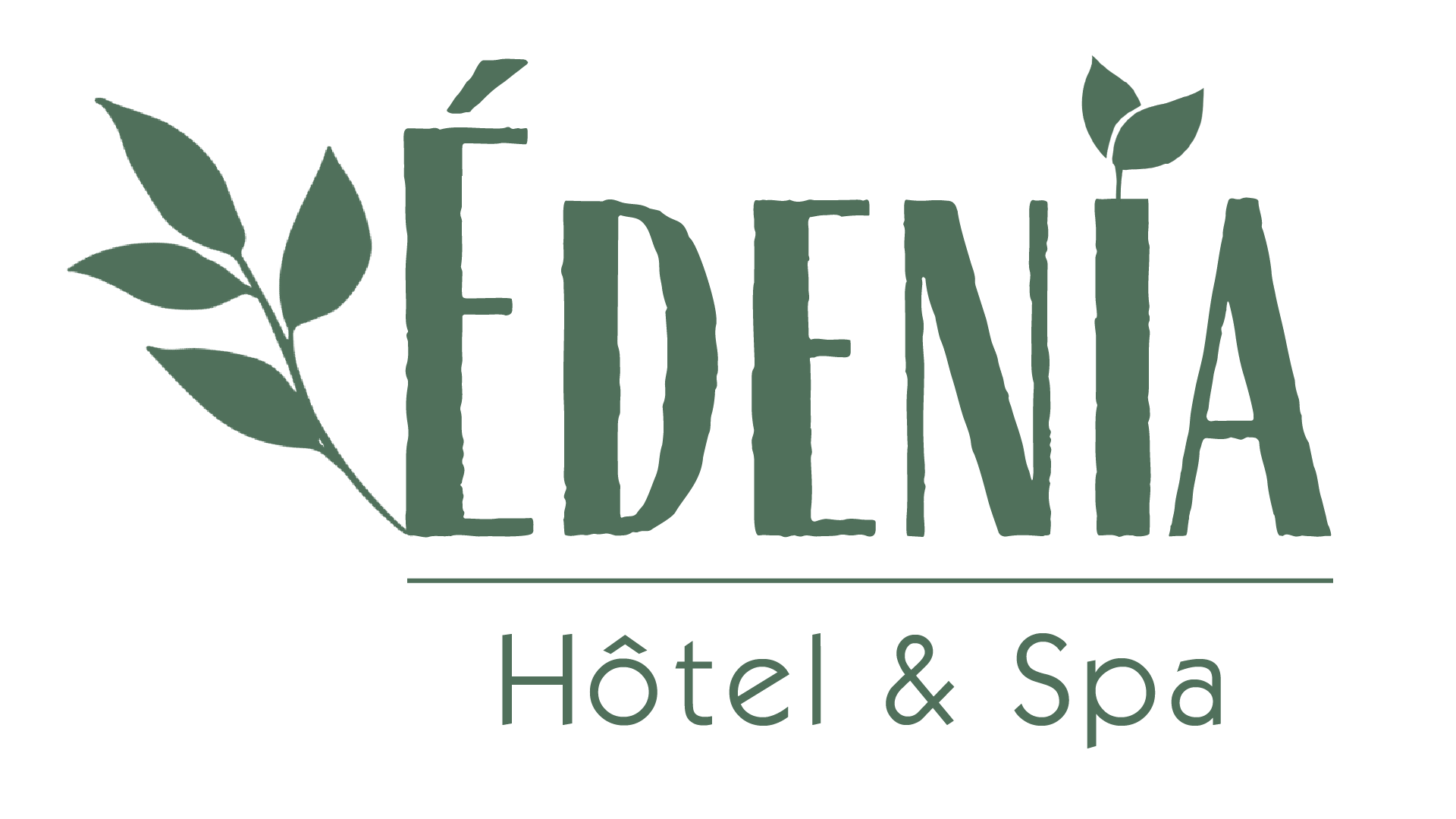 An image labelled Hôtel Édenia Logo