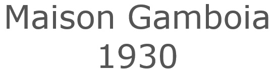 An image labelled Maison Gamboia Logo
