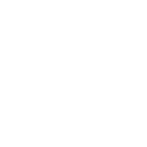 An image labelled Hôtel Terminus Logo