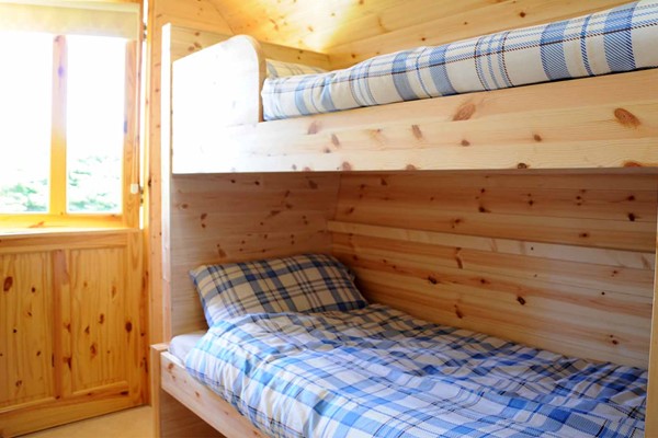 An image labelled Glamping Pod 2 Bunk Beds