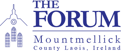 An image labelled The Forum Mountmellick Logo