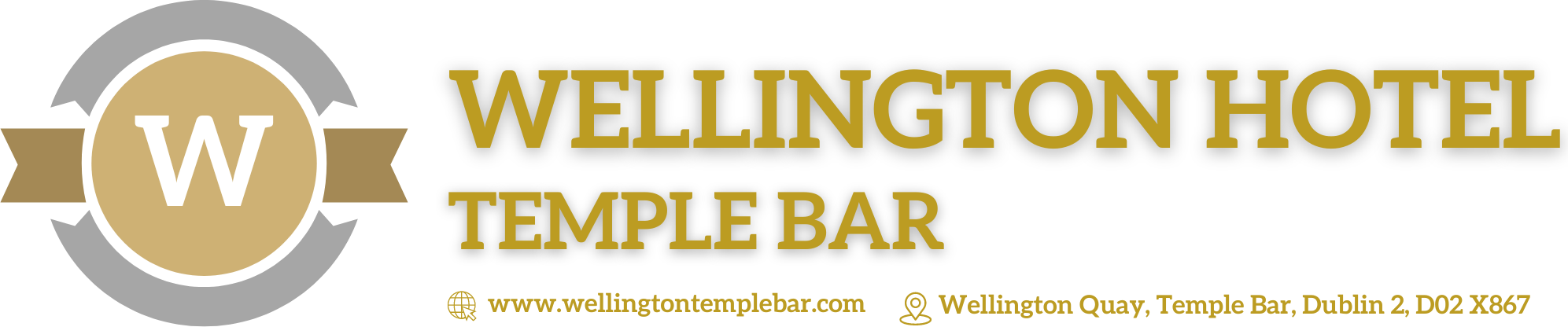An image labelled Wellington Hotel Temple Bar Logo